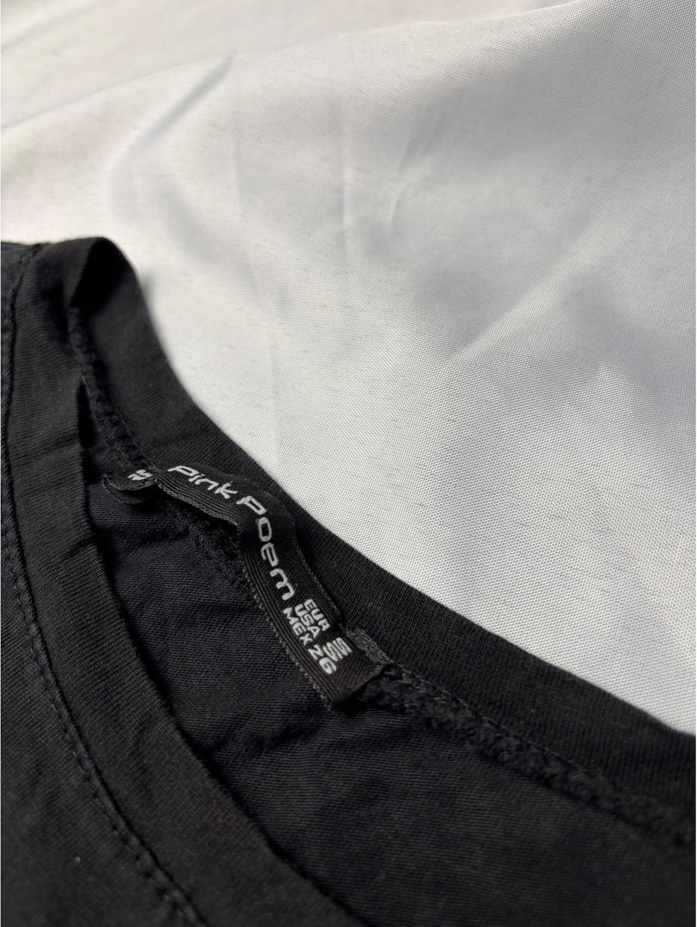 Pink Poem Black Graphic T-Shirt with Céline Print and Embell - Picture 4 of 10